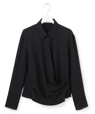 【WEB＆一部店舗限定】ClaireGeorgette カシュクールドレープブラウス