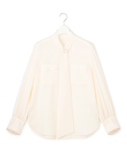 【WEB＆一部店舗限定】ClaireGeorgette ボウタイブラウス