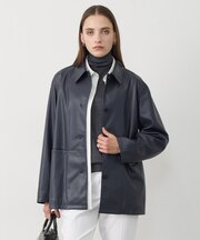 ロイヤルフェイクレザー ジャケット