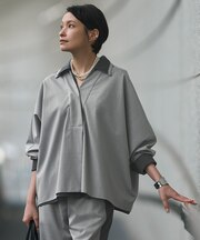 T/Wブロード ドルマンスリーブブラウス