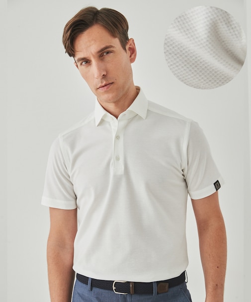 2年連続売上NO1【仕事で着られる】キレイめ 鹿の子ビズポロシャツ