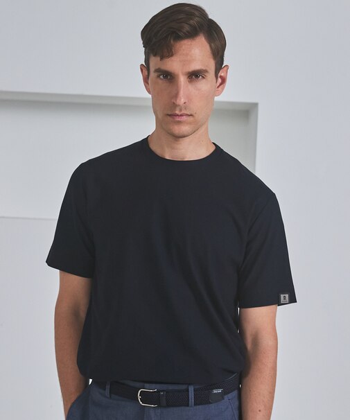 仕事で着られるTシャツ【サラサラ/よれにくい/透けにくい】キレイめ 鹿の子 ビズTシャツ