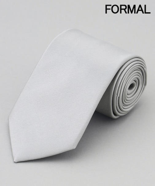 【WEAR BLACK】フォーマル用_サテン無地 ネクタイ