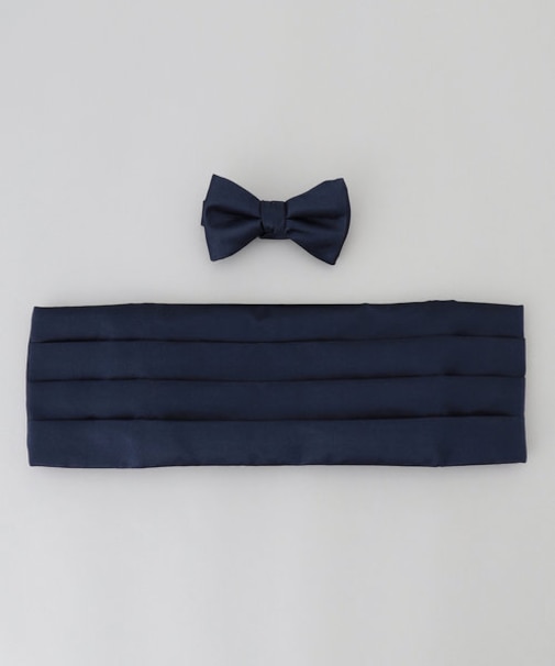 【WEAR BLACK】フォーマル用 ボウタイ&カマーバンドセット