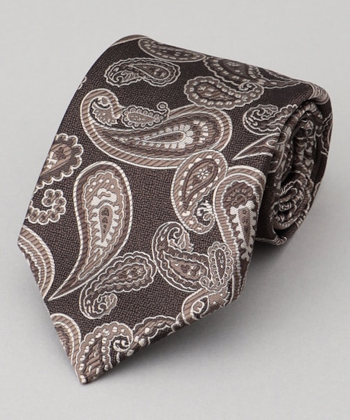【日本製】ネクタイ_ペイズリー