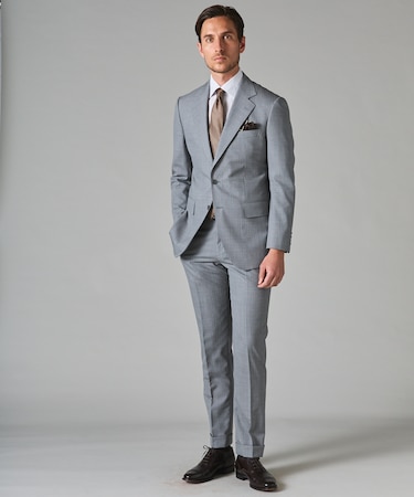 【DORMEUIL】トロピカルアマデウス スーツ(グレー)