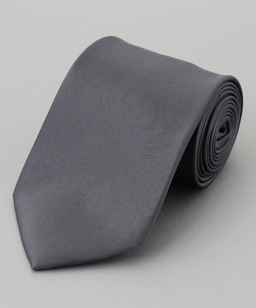 定番【日本製】シルク ネクタイ_無地