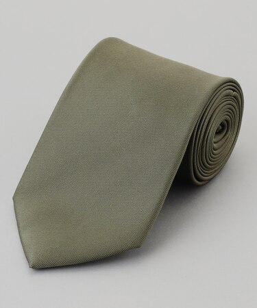 定番【日本製】シルク ネクタイ_無地