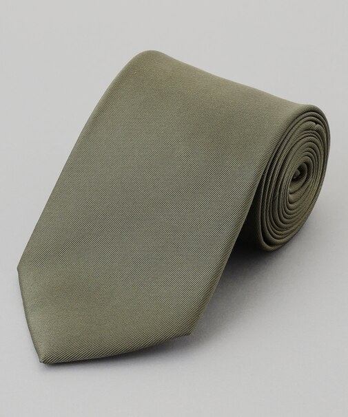 定番【日本製】シルク ネクタイ_無地