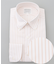 【形態安定】PREMIUMPLEATS_レギュラーカラー 通年ドレスシャツ（ボーダー）