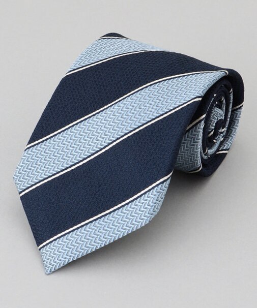 GOTAIRIKU別注【日本製】シルク ネクタイ_レジメンタル