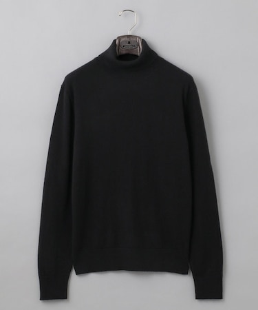 GOLD LABEL/WEB&一部店舗限定【CARIAGGI】カシミヤ100％　ハイゲージタートルネック ニット