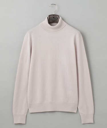 GOLD LABEL/WEB&一部店舗限定【CARIAGGI】カシミヤ100% ハイゲージタートルネック ニット