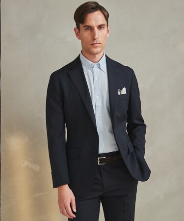 新色追加/セットアップ対応【ウォッシャブル/シワになりにくい/ストレッチ】ウォッシャブル ウールジャケット(25年モデル)