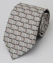 GOTAIRIKU別注【日本製】シルク ネクタイ_チェック織り