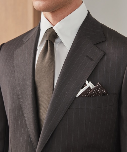 定番/GOTAIRIKU別注【日本製】シルク ネクタイ_無地(25年モデル)