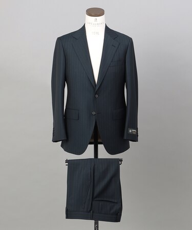 【DORMEUIL/ドーメル】ミレニアル　通年スーツ＿ダークグリーン