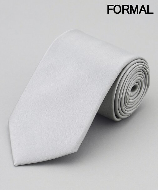 【WEAR BLACK】フォーマル用_サテン無地 ネクタイ