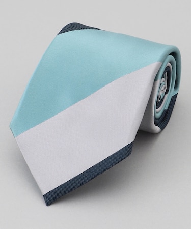 GOTAIRIKU別注【日本製】シルク ネクタイ_レジメンタル柄