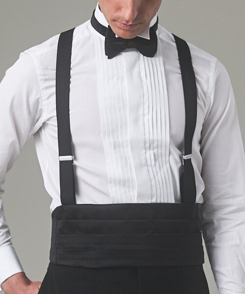 WEAR BLACK】フォーマル用 ボウタイ カマーバンドセット