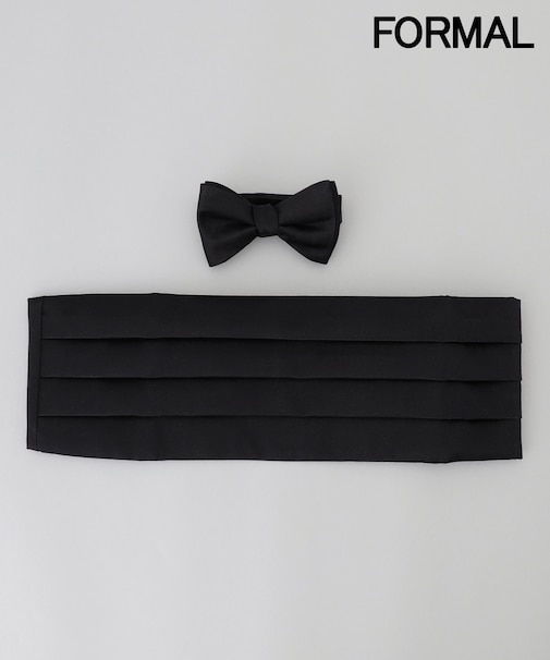 【WEAR BLACK】フォーマル用 ボウタイ カマーバンドセット