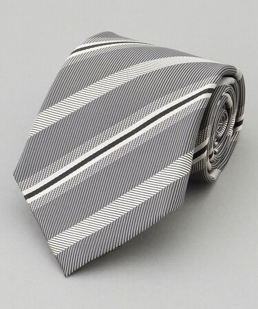 GOTAIRIKU別注【日本製】シルク ネクタイ_レジメンタル柄