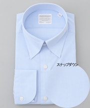 【形態安定】PREMIUMPLEATS_スナップダウン 通年ドレスシャツ(25年秋冬モデル)
