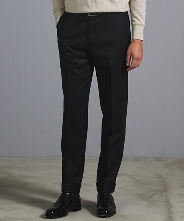 【保温性/ストレッチ/シワになりにくい】サキソニーストレッチパンツ_ノータック(25年モデル）