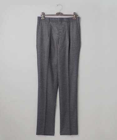 【保温性/ストレッチ/シワになりにくい】サキソニーストレッチパンツ_1タック(25年モデル）