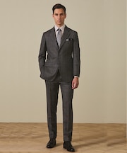 【ZEGNA/ゼニア】エレクタ スーツ(ブラウンチェック)