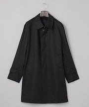 25年新作/3シーズン対応【防水/軽量/シワになりにくい】メランジカルゼ ステンカラーコート_無地