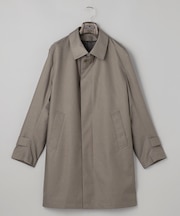 25年新作/3シーズン対応【防水/軽量/シワになりにくい】メランジカルゼ ステンカラーコート_無地