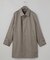 25年新作/3シーズン対応【防水/軽量/シワになりにくい】メランジカルゼ ステンカラーコート_無地