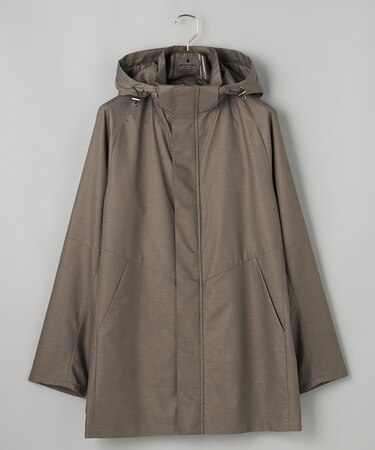 25年新作/3シーズン対応【仕事で着用可】メランジカルゼ フーデッドブルゾン_無地