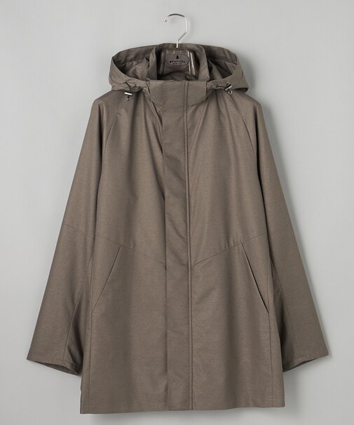 25年新作/3シーズン対応【仕事で着用可】メランジカルゼ フーデッドブルゾン_無地