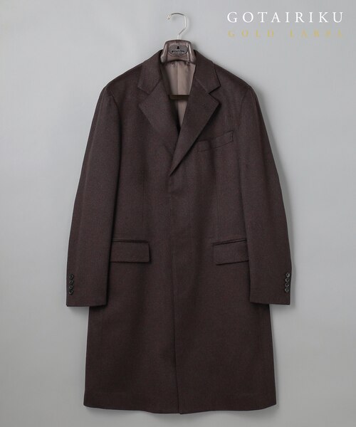 極美品✨　Colombo ピュアカシミヤ100% チェスターコート　サイズL GOLD LABEL/WEB&一部店舗限定【COLOMBO】ピュアカシミヤ チェスター