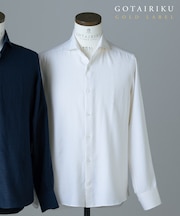 GOLD LABEL/WEB&一部店舗限定【Thomas Mason】コットンカシミヤ フラノシャツ