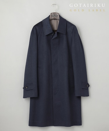 GOLD LABEL/WEB&一部店舗限定【COLOMBO】ピュアカシミヤ ステンカラーコート