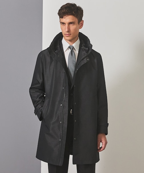 【シーンレスに対応】ブライトシャンブレーミリタリーパーカ コート