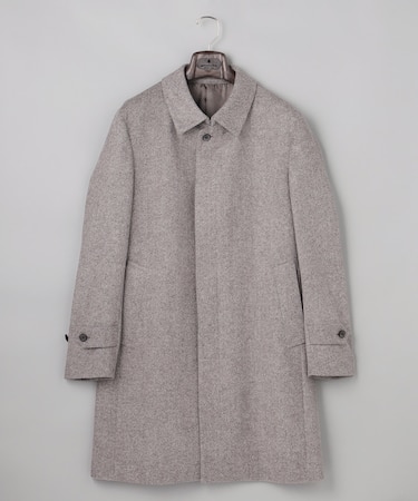 ライトウェイトアンゴラ ステンカラーコート