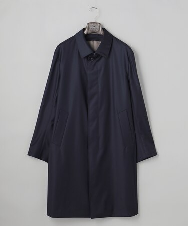 【Zegna/ゼニア】TROFEOラミネートロング ステンカラーコート