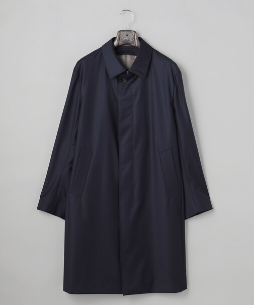 【Zegna/ゼニア】TROFEOラミネートロング ステンカラーコート