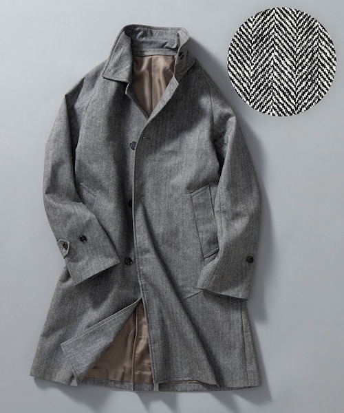 薄中綿仕様】スーパーライトウエイトカシミヤブレンド ステンカラー