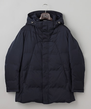 WEB限定【仕事で着られる】ドレスダウンコート_ストレッチツイル_25年新作