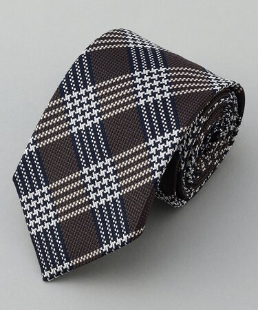 GOTAIRIKU別注【日本製】シルク ネクタイ_チェック柄