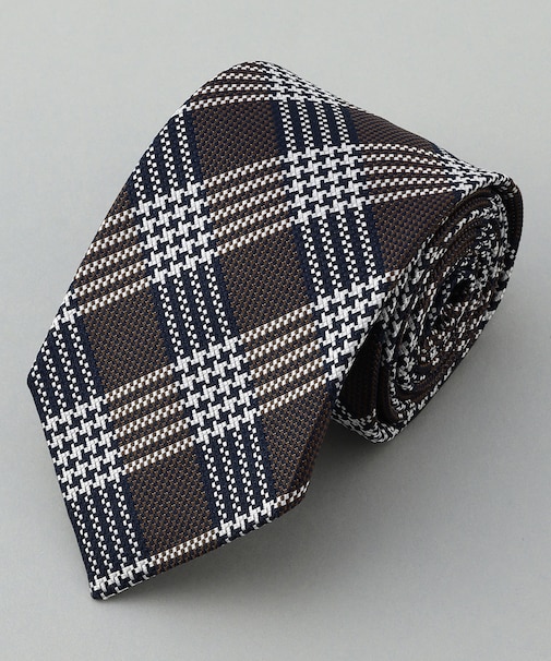 GOTAIRIKU別注【日本製】シルク ネクタイ_チェック柄