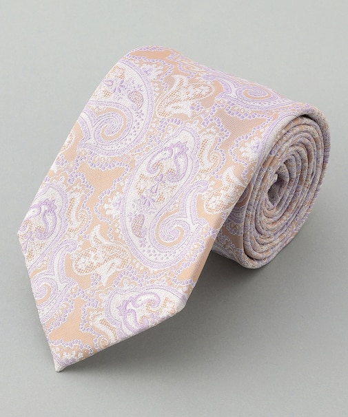 GOTAIRIKU別注【日本製】シルク ネクタイ_ペイズリー柄