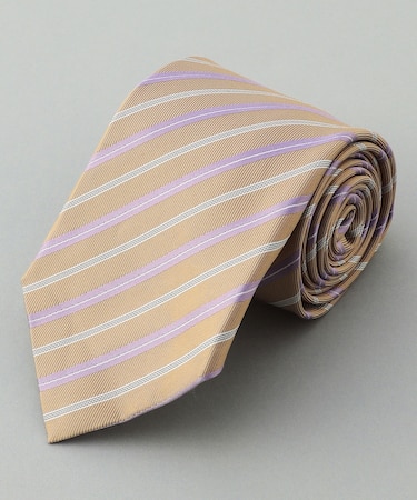 GOTAIRIKU別注【日本製】シルク ネクタイ_ストライプ柄