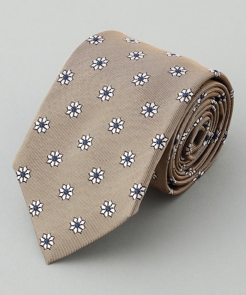 GOTAIRIKU別注【日本製】シルク ネクタイ_小紋柄