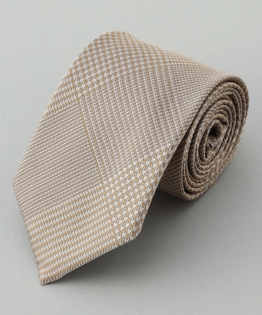 GOTAIRIKU別注【日本製】シルク ネクタイ_格子柄